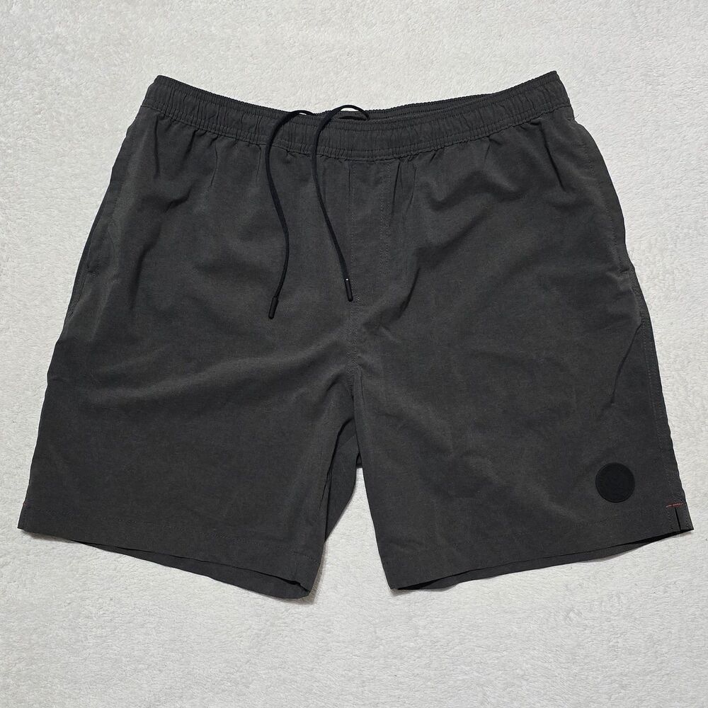 Chubbies Men's XL 7" Inseam Hybrid Performance Swim & Gym Shorts Charcoal Gray